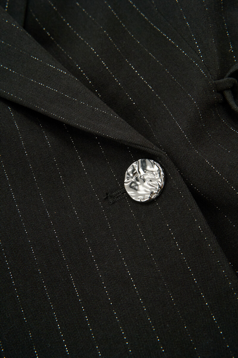 Black blazer dress with laces | My Jewellery