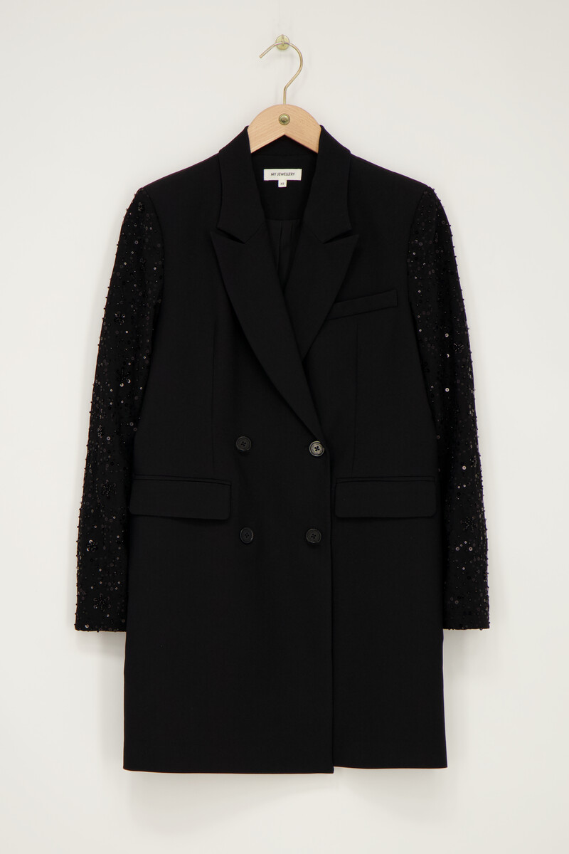 Robe blazer à manches pailletées | - My jewellery - Modalova