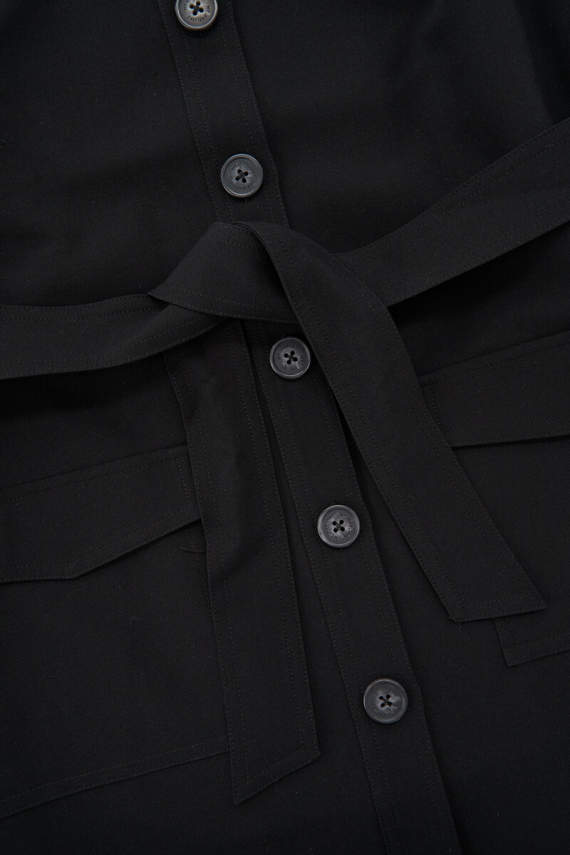 Black gilet dress with buttons | My Jewellery