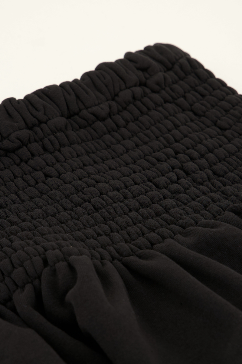 Black mini skirt with elastic band | My Jewellery