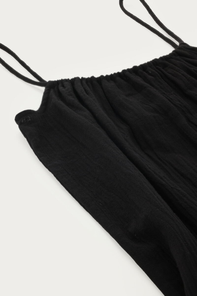 Black muslin maxi dress | My Jewellery
