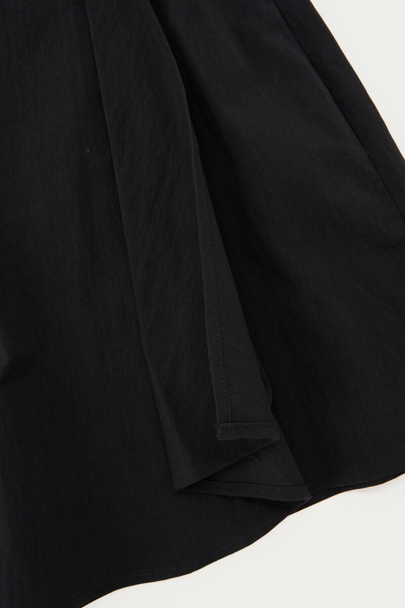 Black Skort with Wavy Pleats | My Jewellery