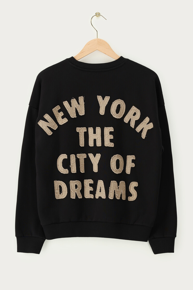 Black sweater "City of dreams" | My Jewellery