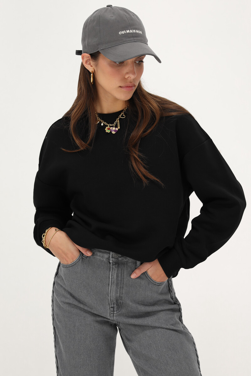 Black sweatshirt "Atelier Paris" | My Jewellery