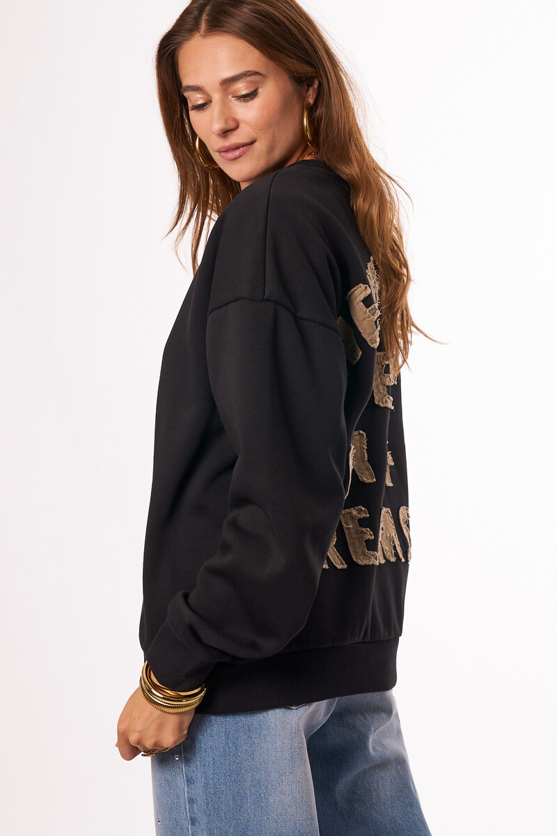 Black sweater "City of dreams" | My Jewellery