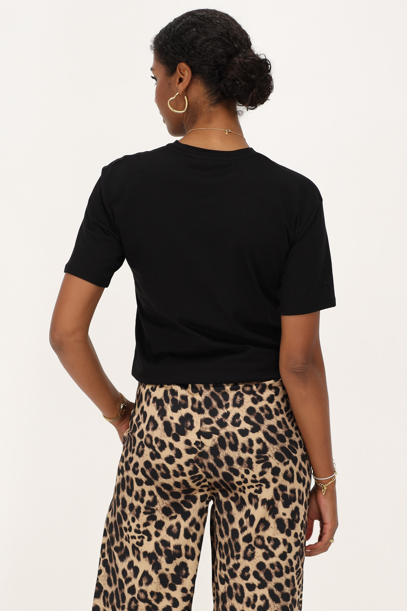 Black t-shirt histoire d'amour | My Jewellery