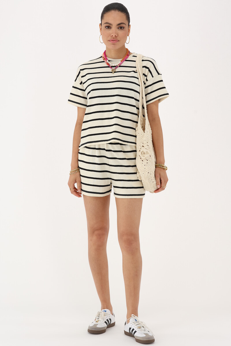 Black and white striped T-shirt | My Jewellery