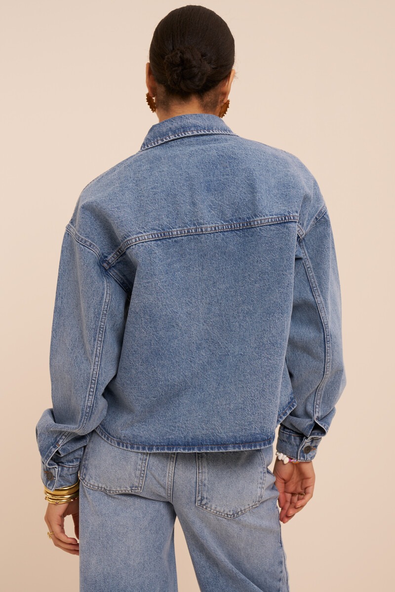Denim Blouse with Pocket | My Jewellery