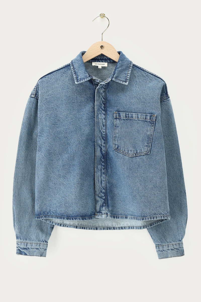 Denim Blouse with Pocket | My Jewellery