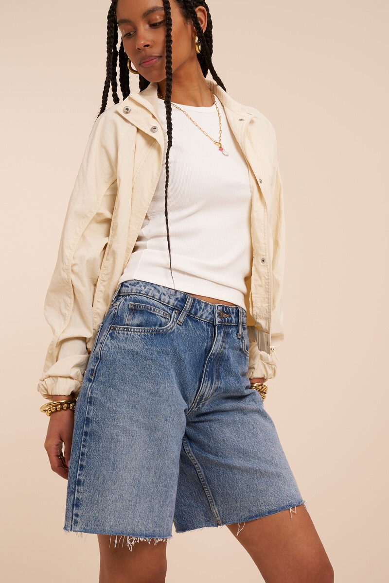 Blue denim jorts | My Jewellery