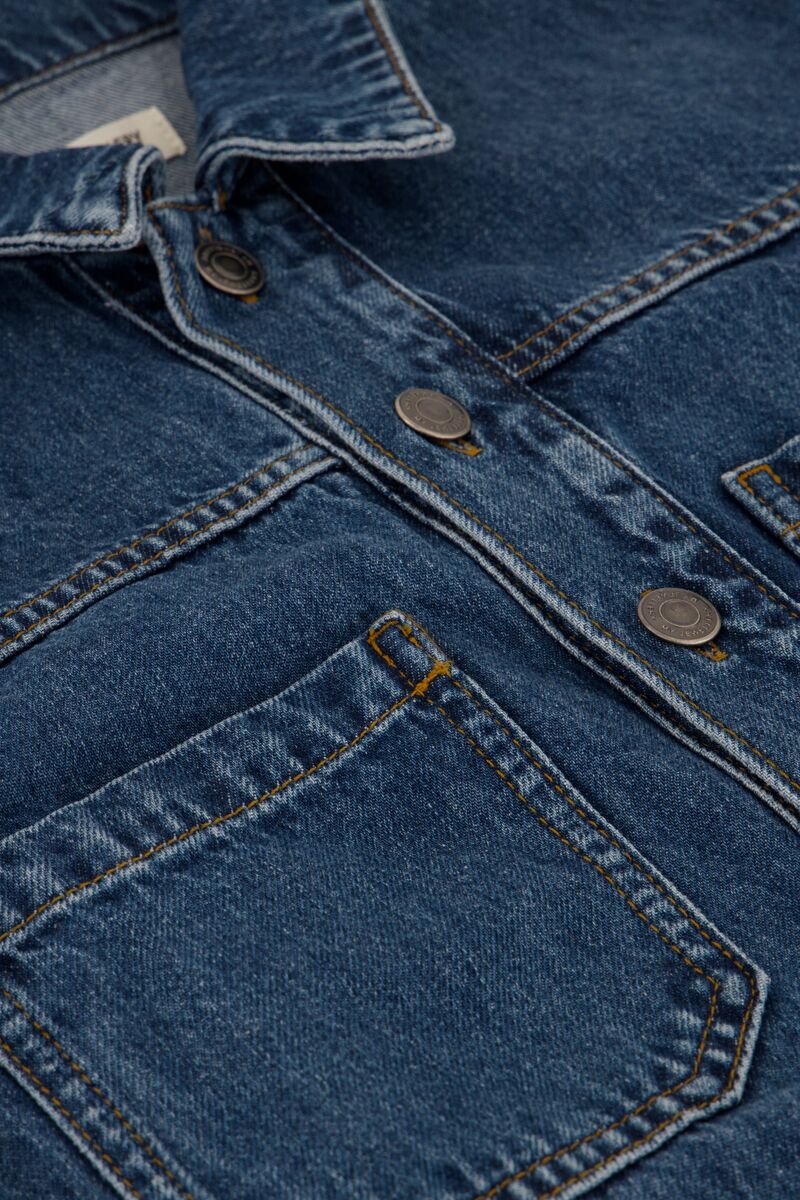 Blue denim jumpsuit | My Jewellery