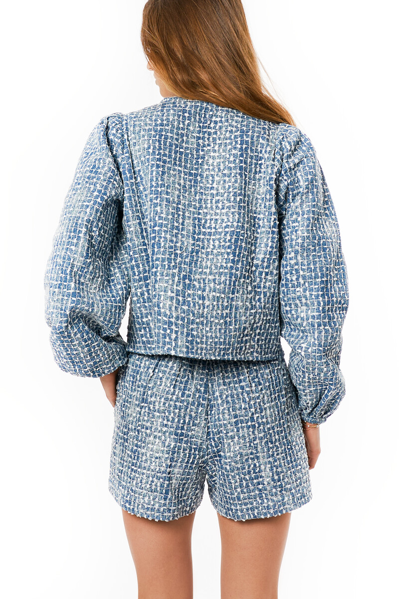 Blue denim look top | My Jewellery