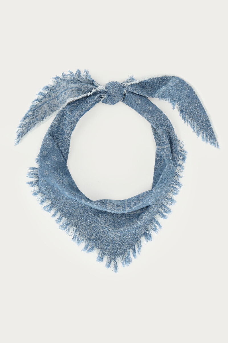 Blue denim scarf | My Jewellery