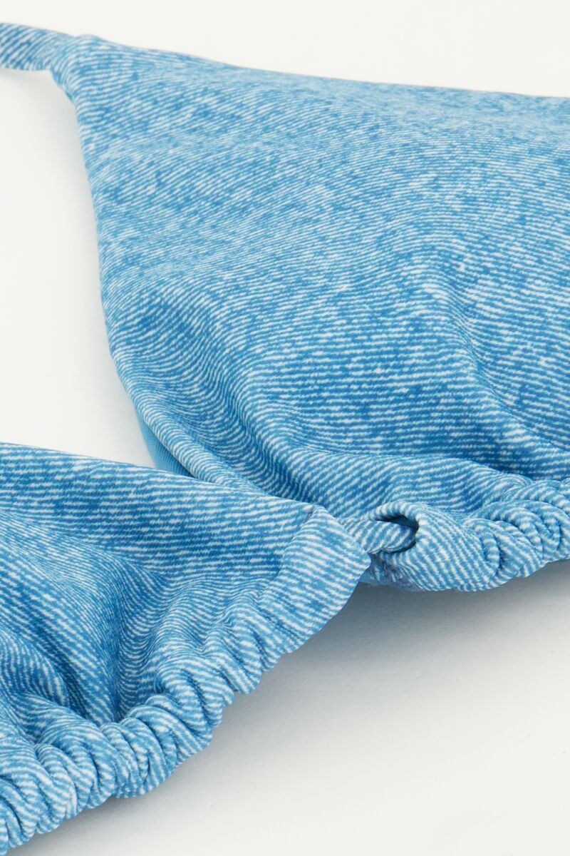 Blue denim triangle bikini set | My Jewellery