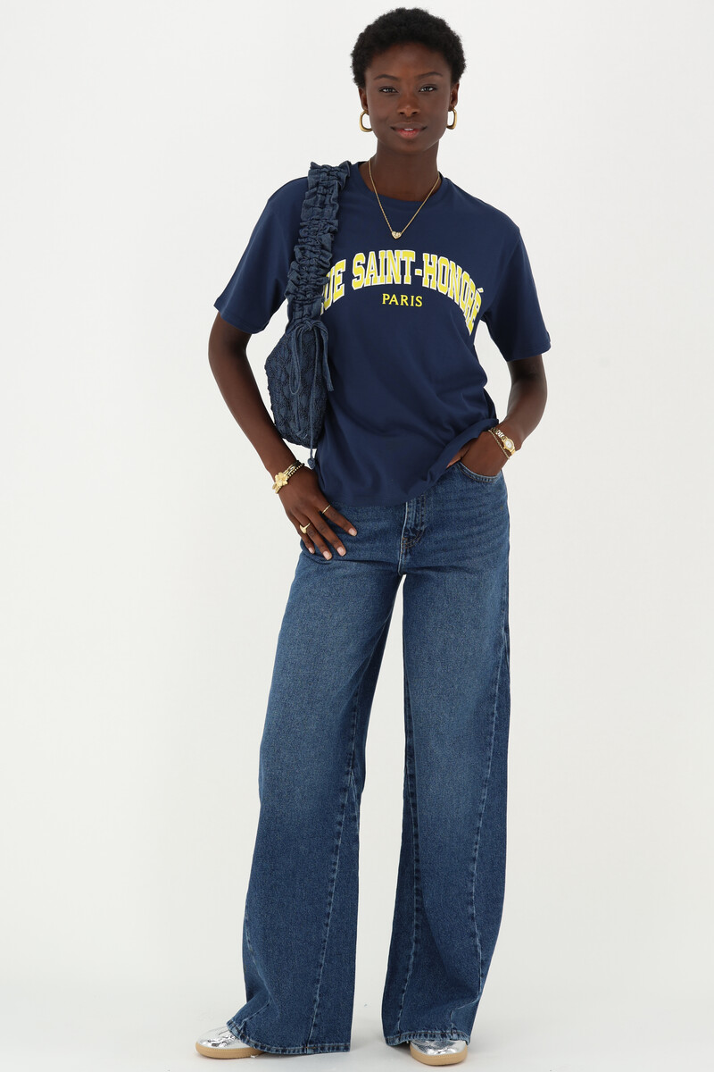 Blue flared jeans | My Jewellery