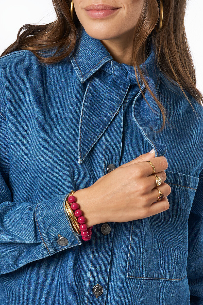 Blue oversized denim dress | My Jewellery