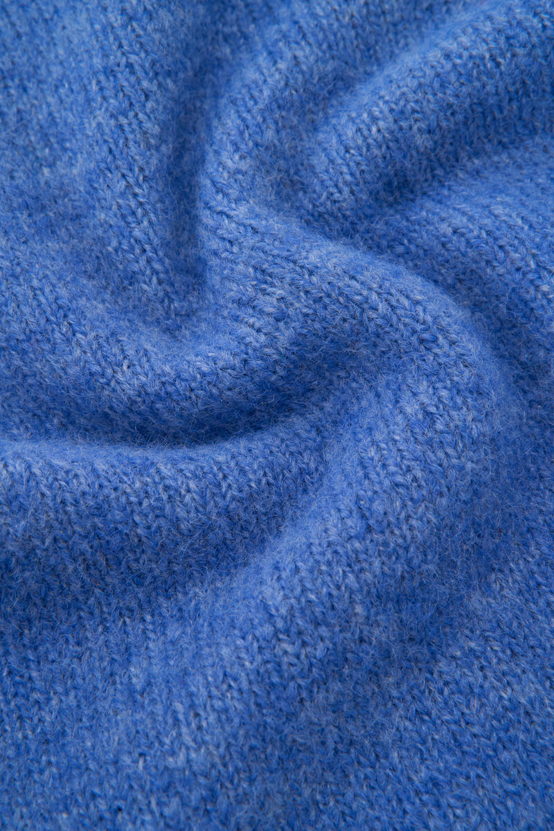 Blue oversized knitted sweater | My Jewellery