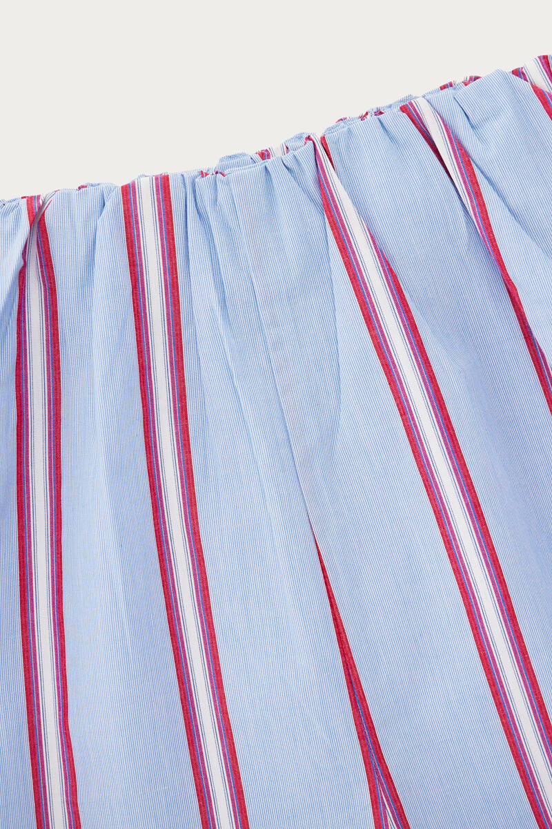 Blue striped balloon shorts | My Jewellery