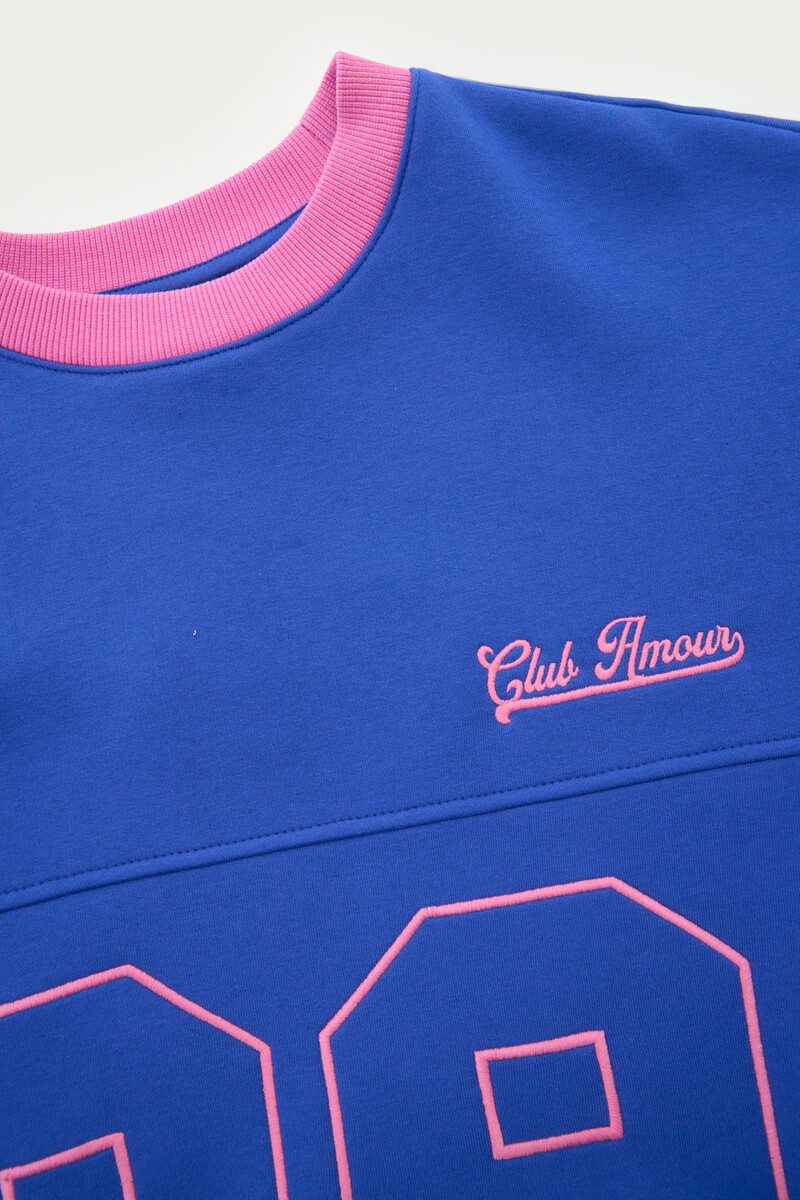 Blue sweater "89 Club amour" | My Jewellery