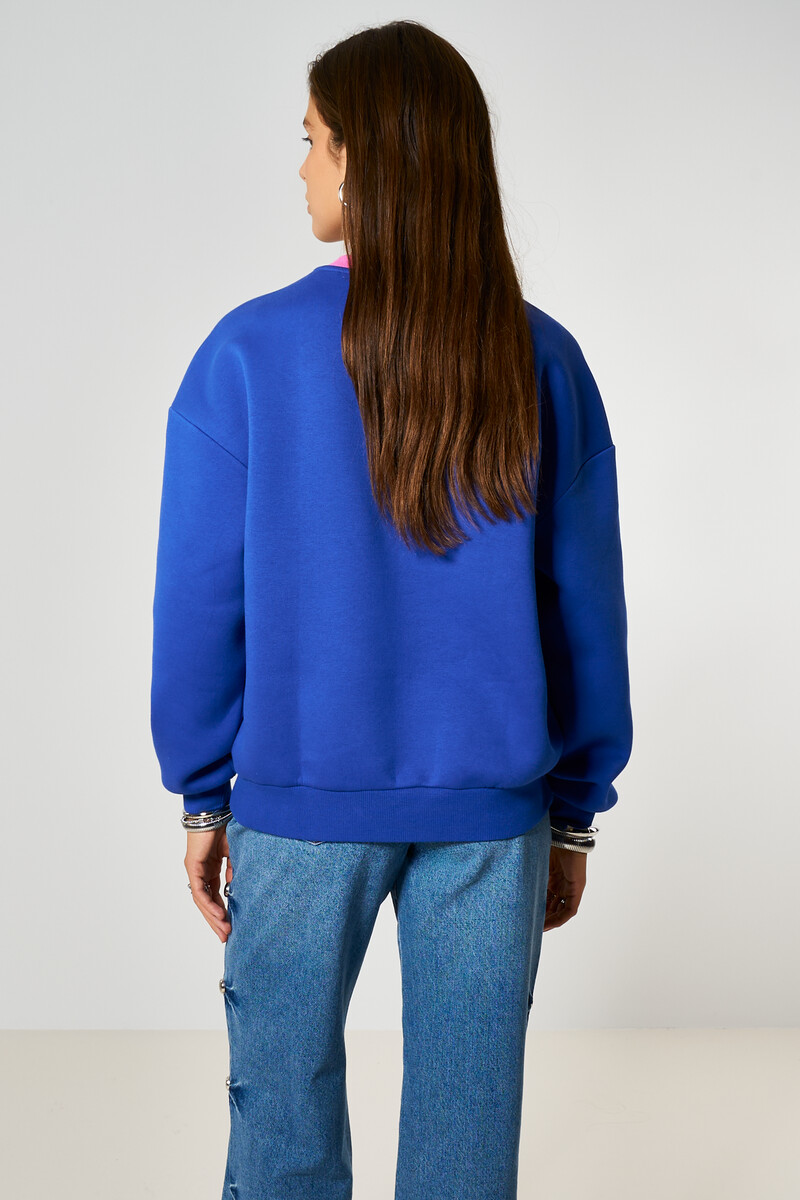 Blue sweater "89 Club amour" | My Jewellery