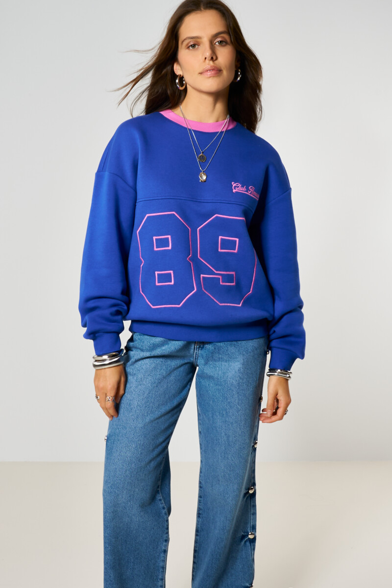 Blue sweater "89 Club amour" | My Jewellery