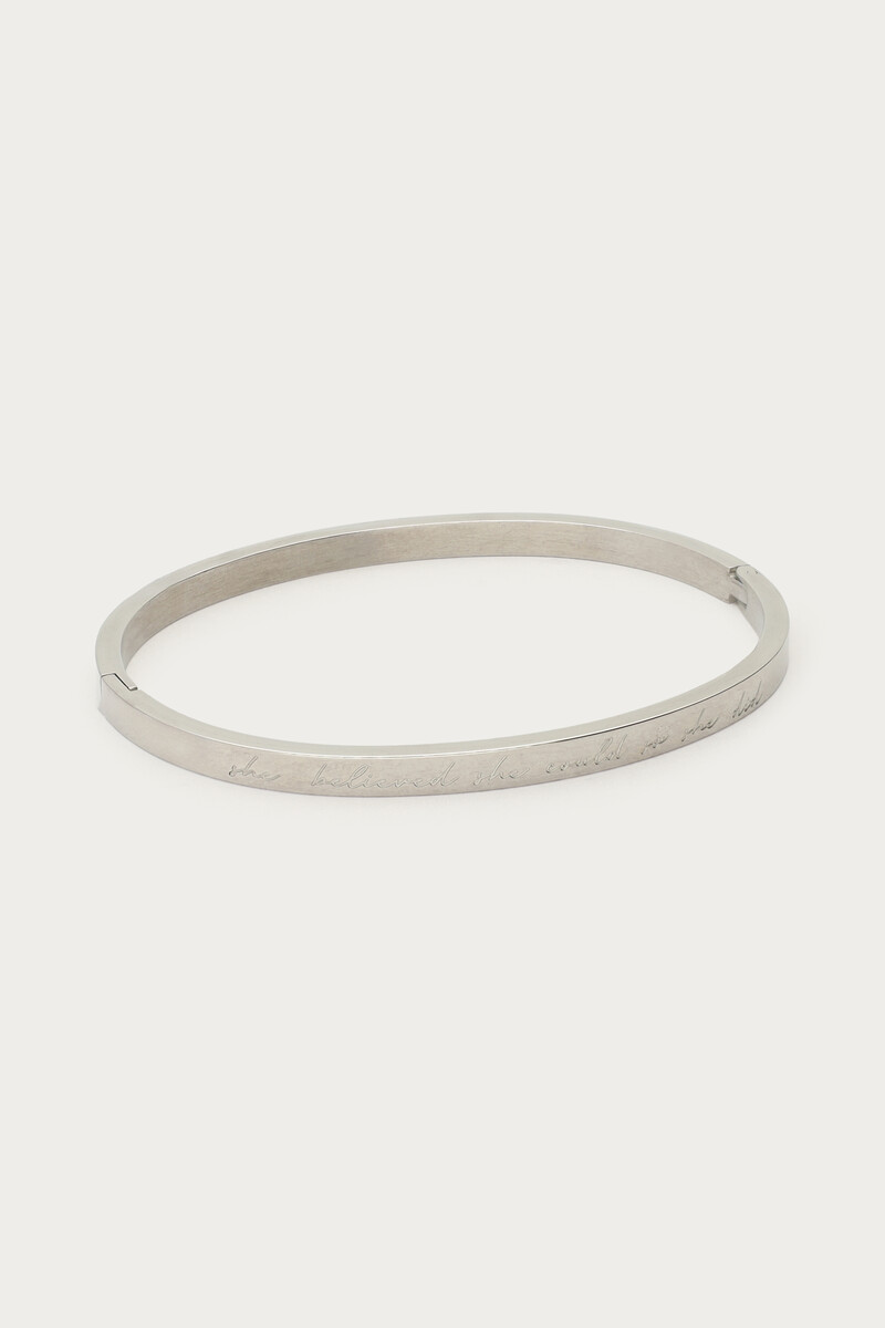 Bold bangle "Believe" | My Jewellery