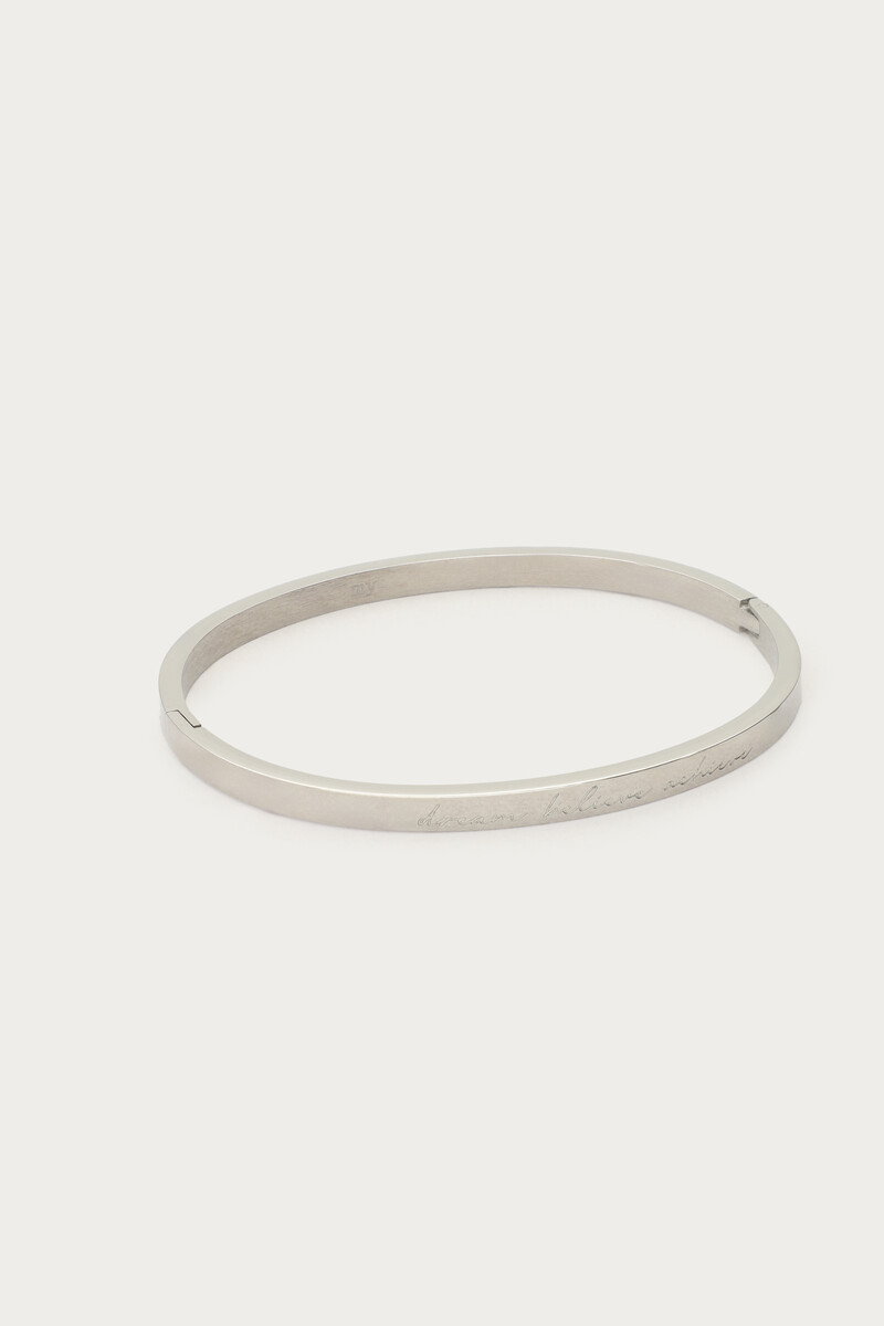 Bold bangle "Dream believe achieve" | My Jewellery