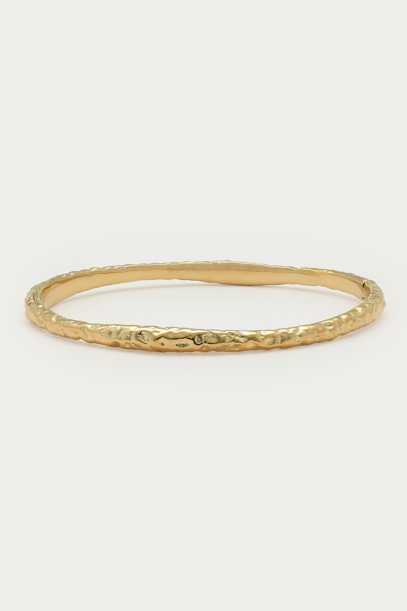 Bold bangle 'hammered'