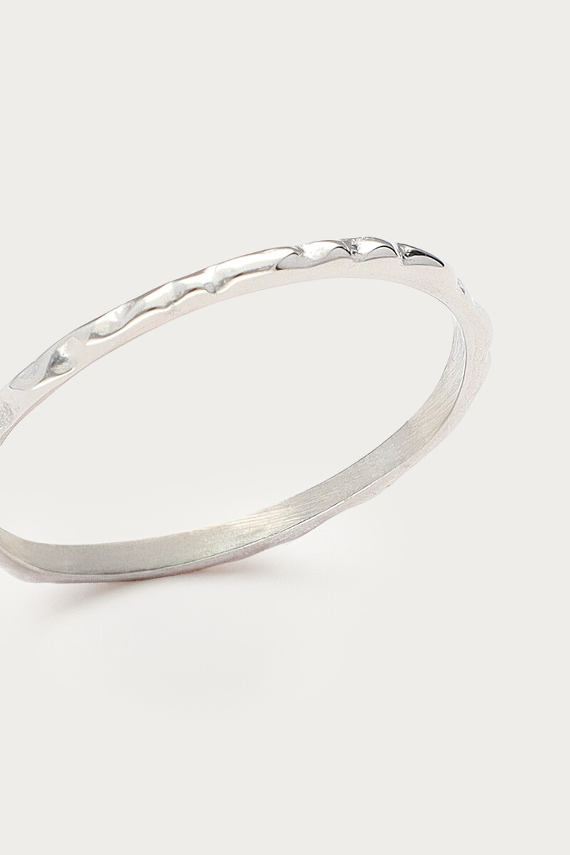 Bold Basic Minimalist Ring 'Hammered' Design | My Jewellery