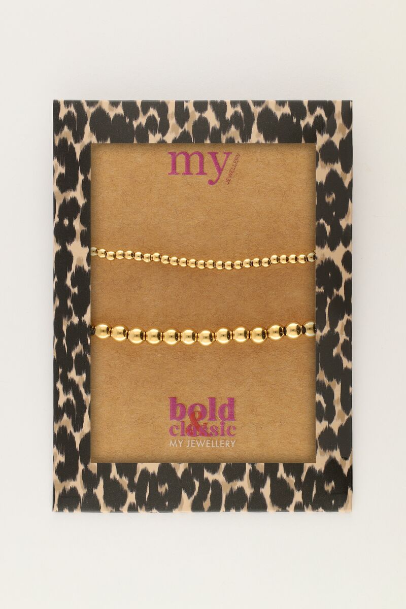 Bold bracelet set with bubble | My Jewellery