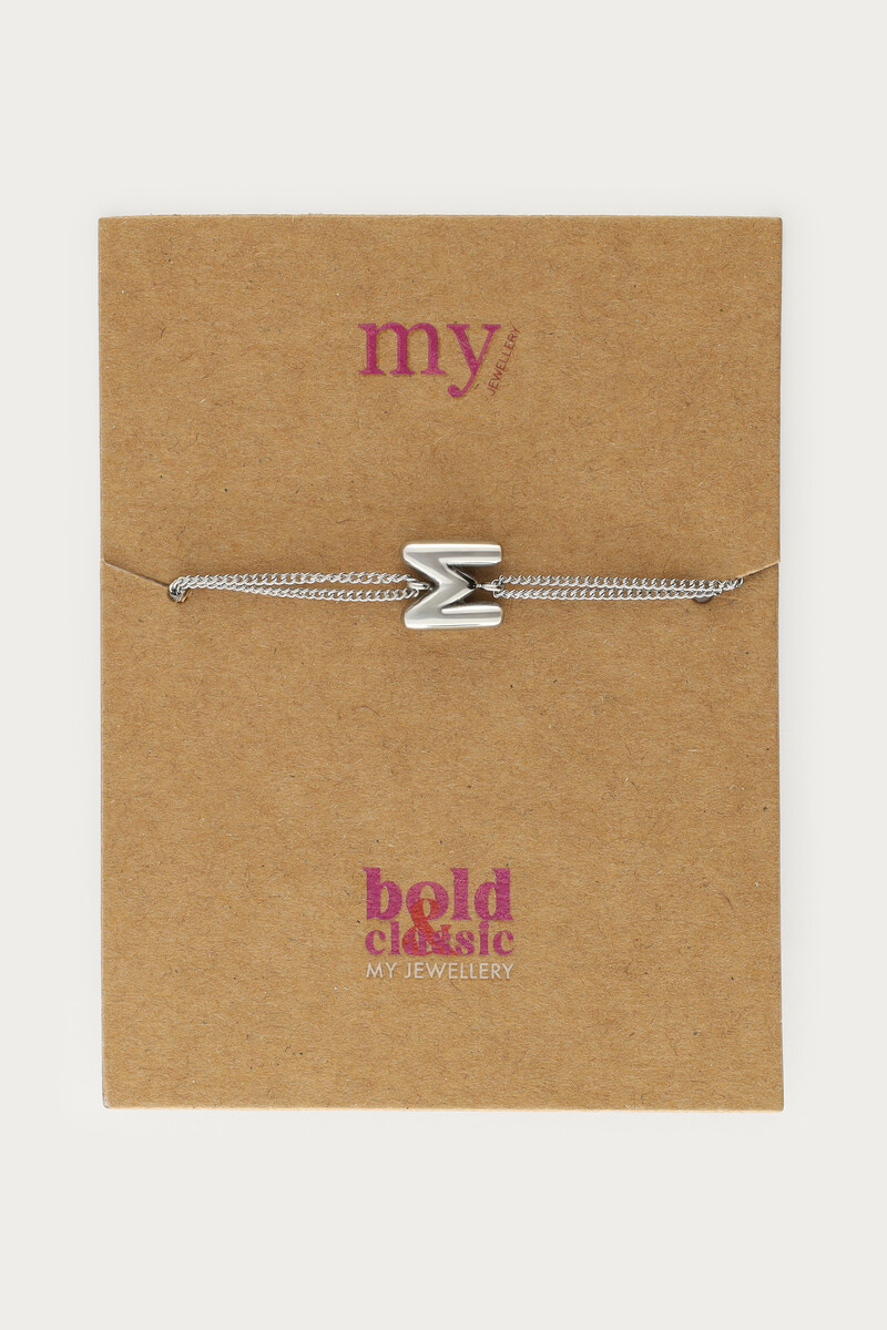 Bracelet Bold avec initiale