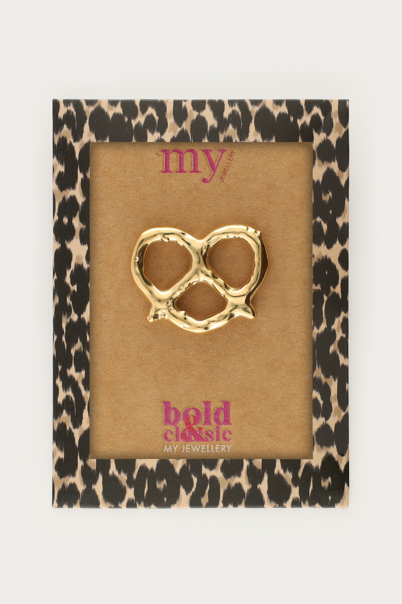 Bold brooch pretzel | My Jewellery