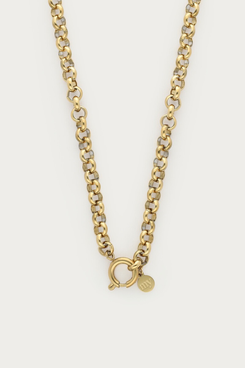 Bold chain necklace with clasp Kate