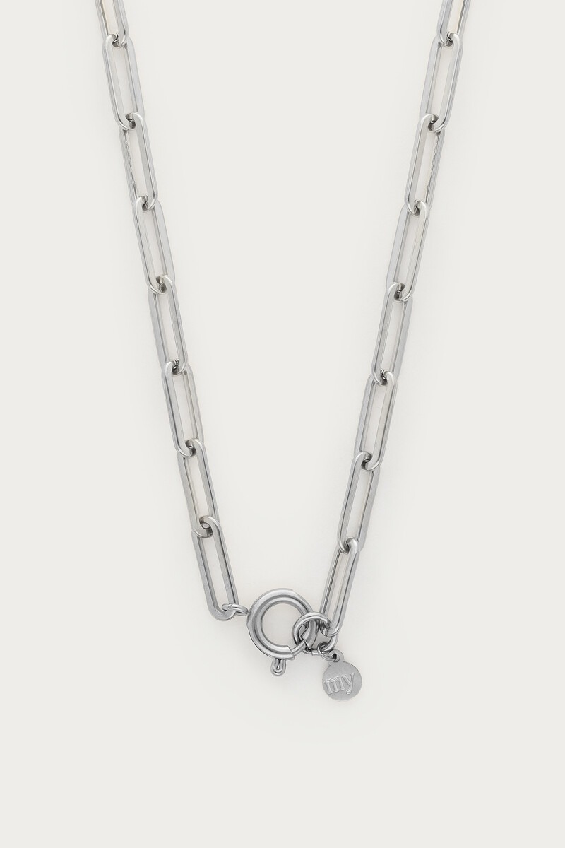 Bold schakelketting met slotje Mary