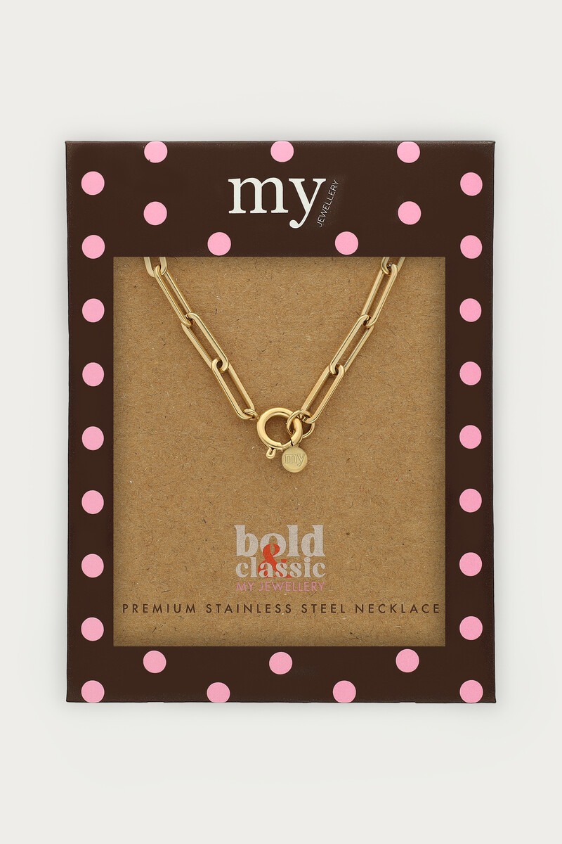Bold Chain Necklace with Mary Clasp | My Jewellery