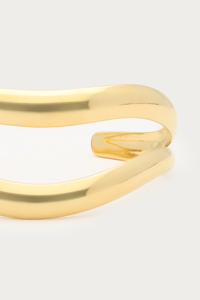 Bold double swirl bangle | My Jewellery