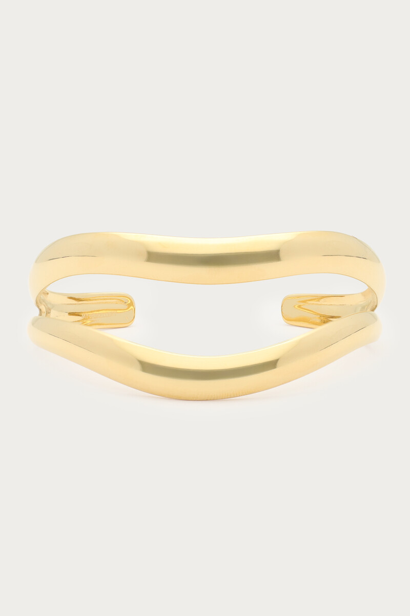 Bold double swirl bangle | My Jewellery