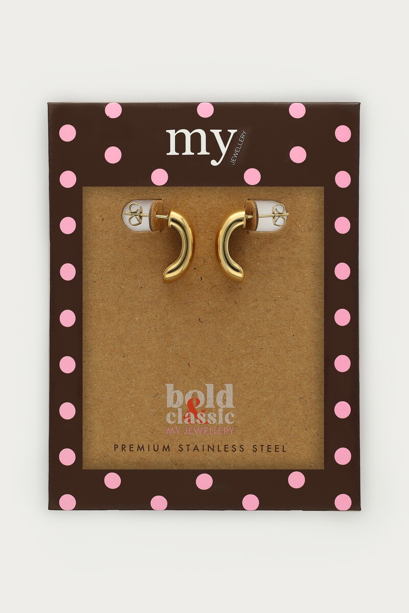 Bold wide hoop earrings | My Jewellery