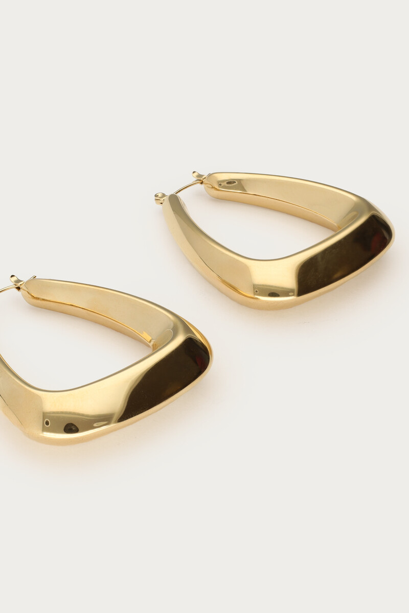 Bold earrings triangle large | My Jewellery