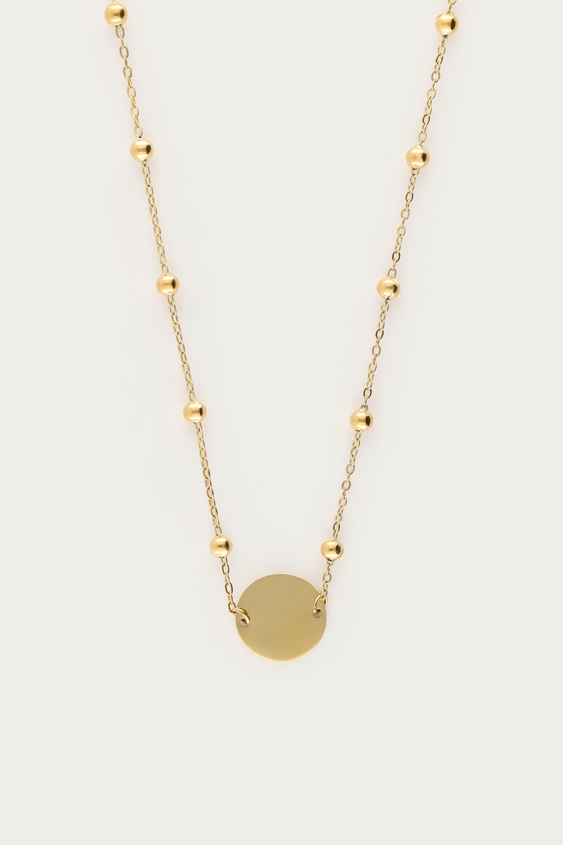 Bold long necklace with coins | My Jewellery