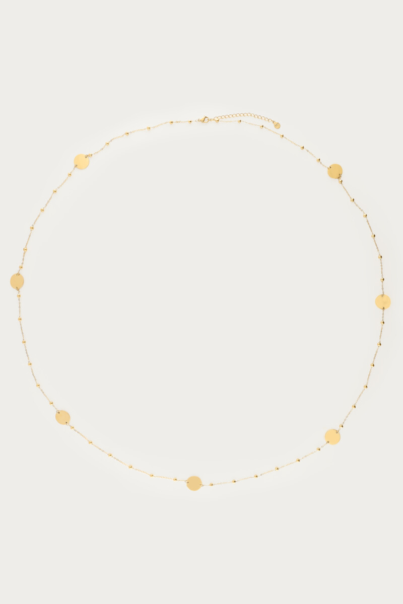 Bold long necklace with coins | My Jewellery