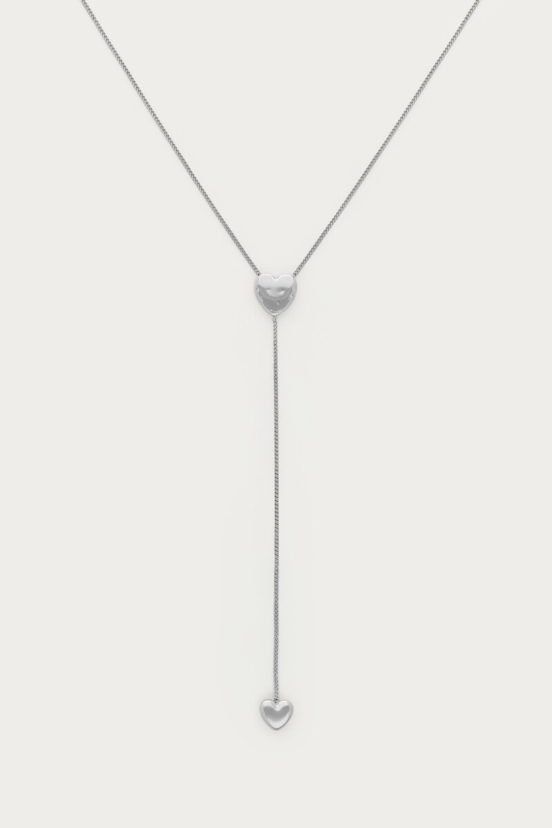 Bold minimalist y-necklace with hearts | My Jewellery