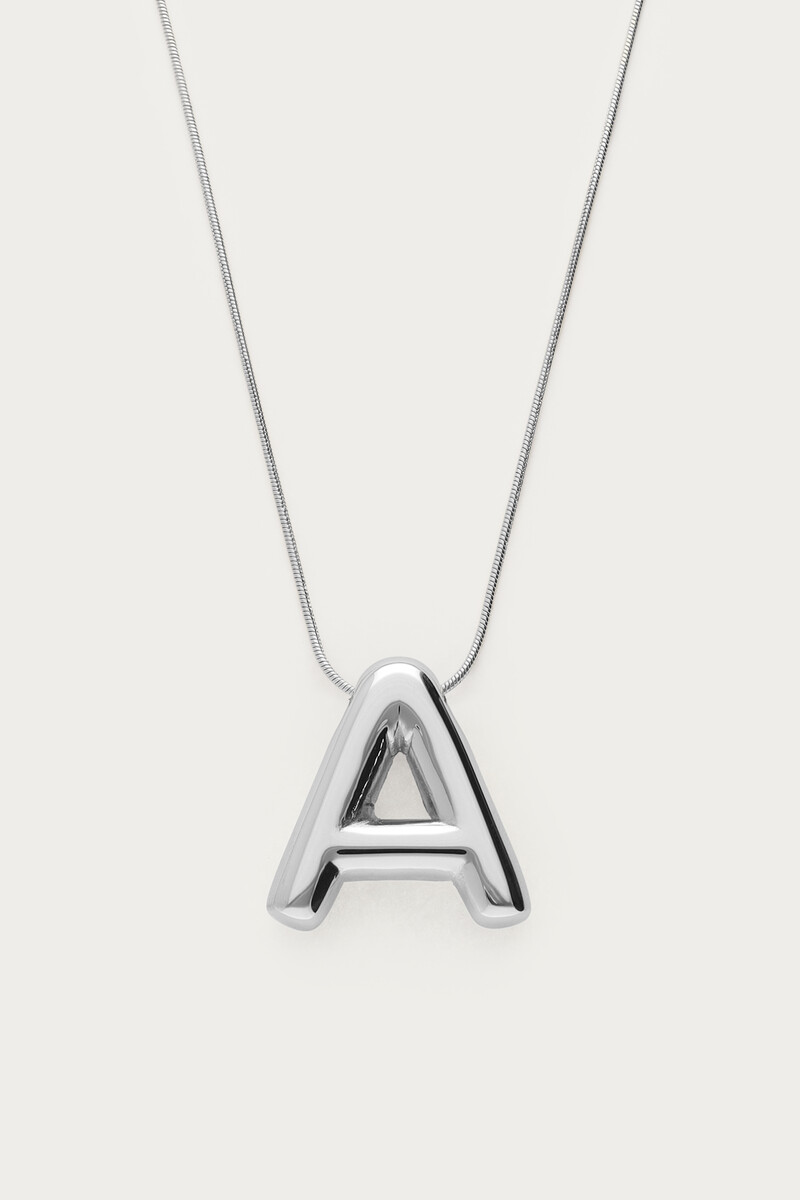 Bold necklace with initial