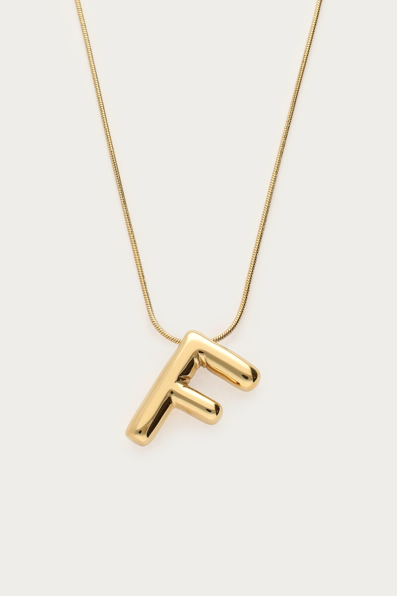 Collier initiale lettre ballon My Jewellery Doré One size femme