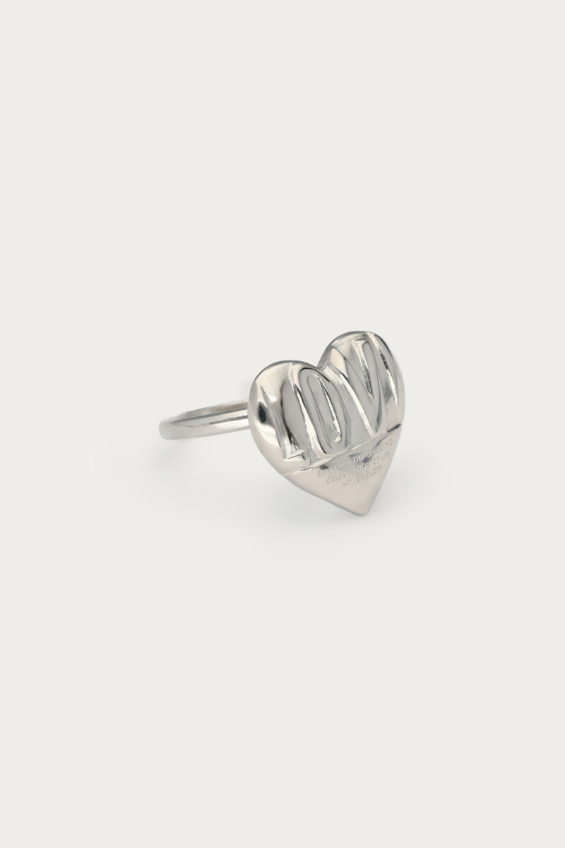 Bold ring with love heart | My Jewellery