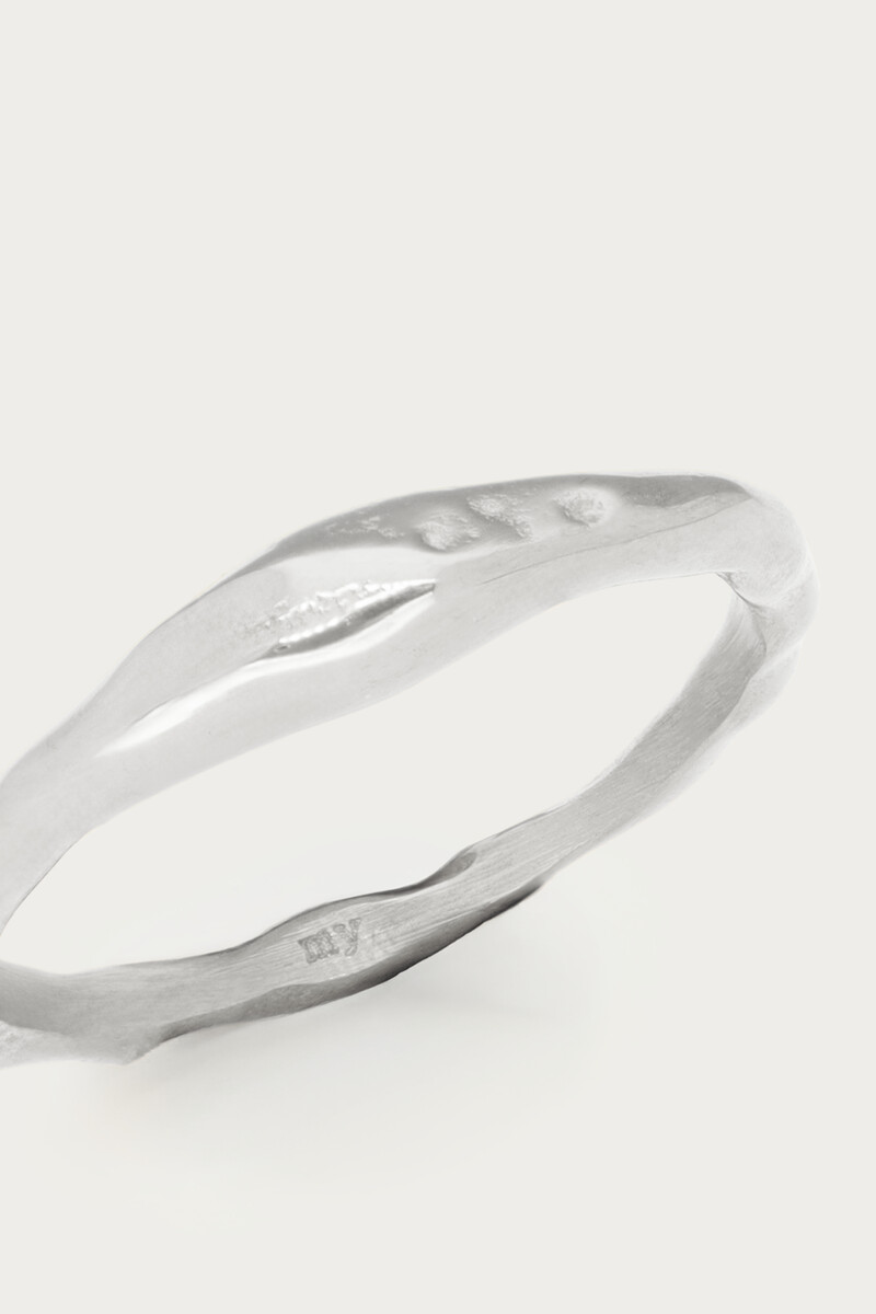 Bold Ring with Organic 'Hammered' Design | My Jewellery
