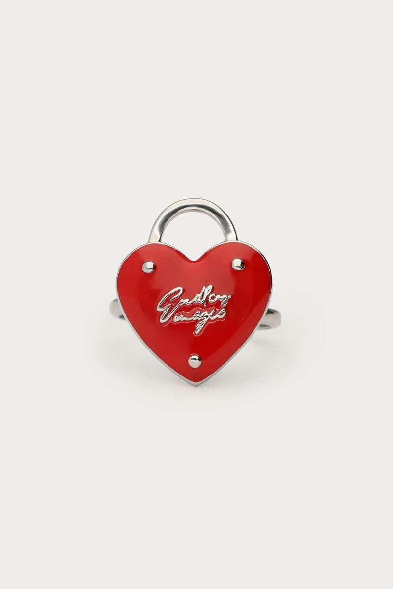 Bold red heart ring | My Jewellery