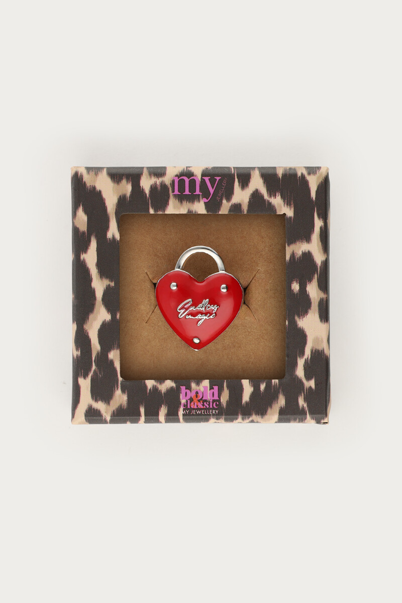 Bold red heart ring | My Jewellery