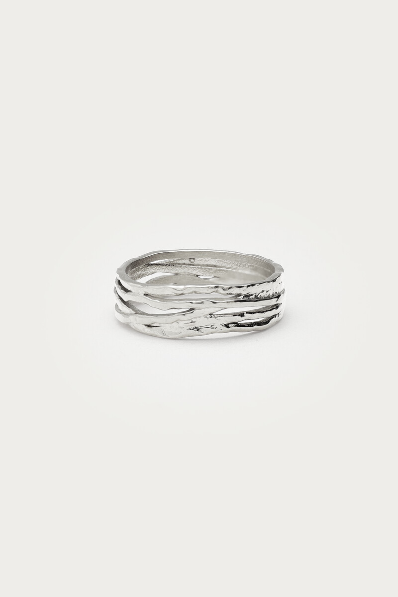 Bold Ring with Hammered Wires | My Jewellery