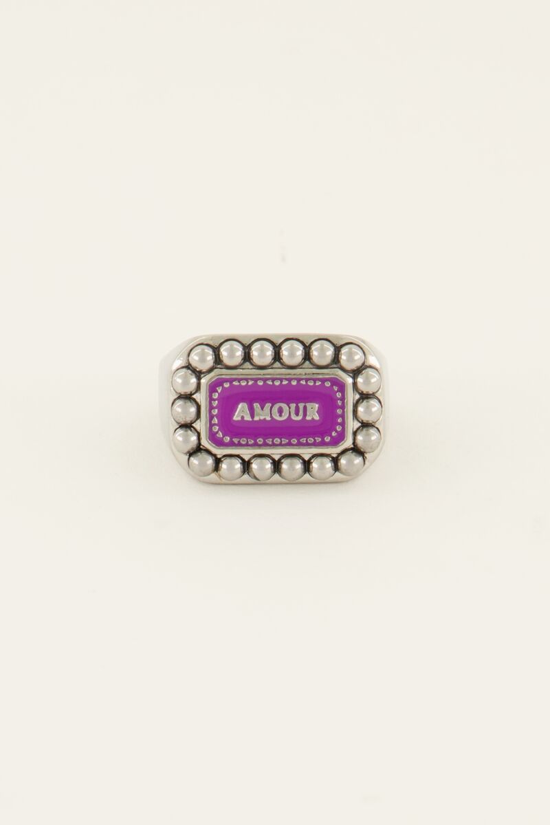 Bold Spirit ring paarse amour bedel